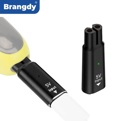 Brangdy 5V Type-C Shaver Adapter Charger Converter Fit for Philips One