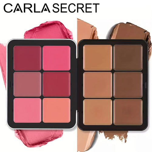 12-color iron box concealer blush cream matte highlight contour makeup
