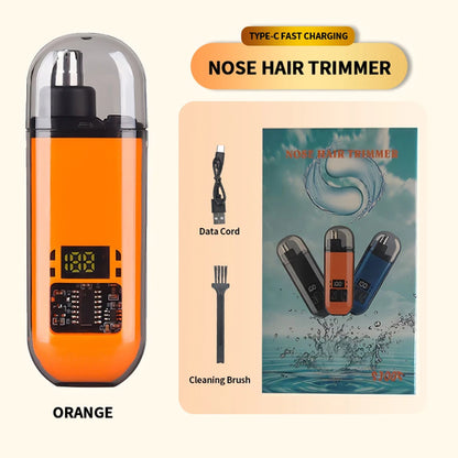 Nose Hair Trimmer with Built-in Battery - Rechargeable Ideal for Men'S