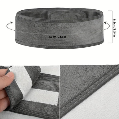 Women's Adjustable Wide Headband - Great Cosmetic Accessory for Yoga,