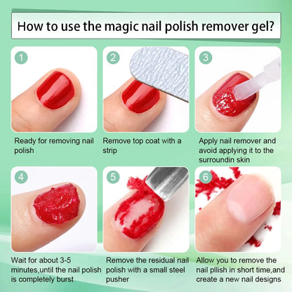 MAFANAILS 15ml Magic Remover Nail Gel Polish Remover UV Gel Polish