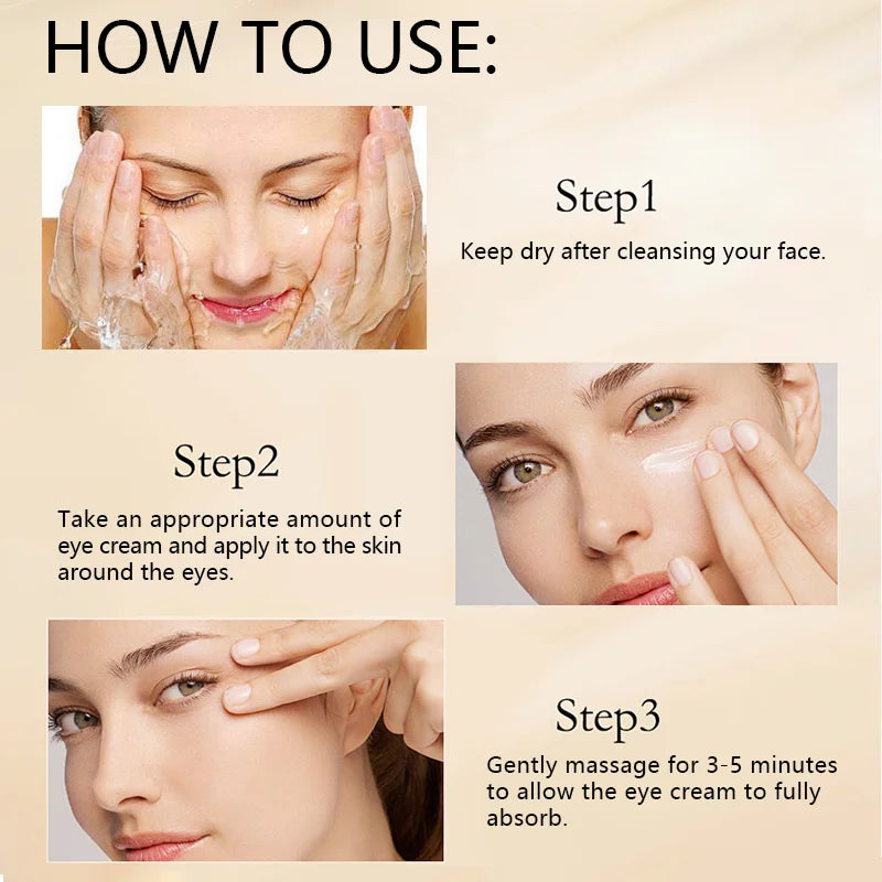 Honey Eye Cream lightens dark circles, firming skin Instant Eye Repair