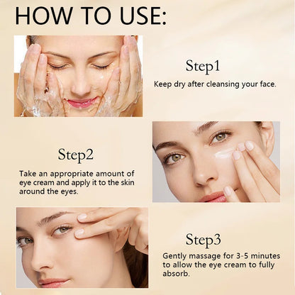 Honey Eye Cream lightens dark circles, firming skin Instant Eye Repair