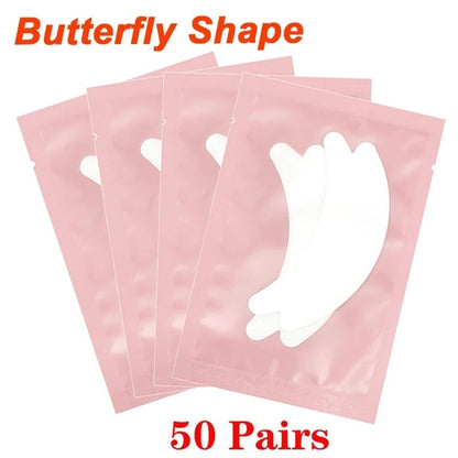 25/50/100Pairs Eye Patches Under Eyelash Pads for Building Hydrogel