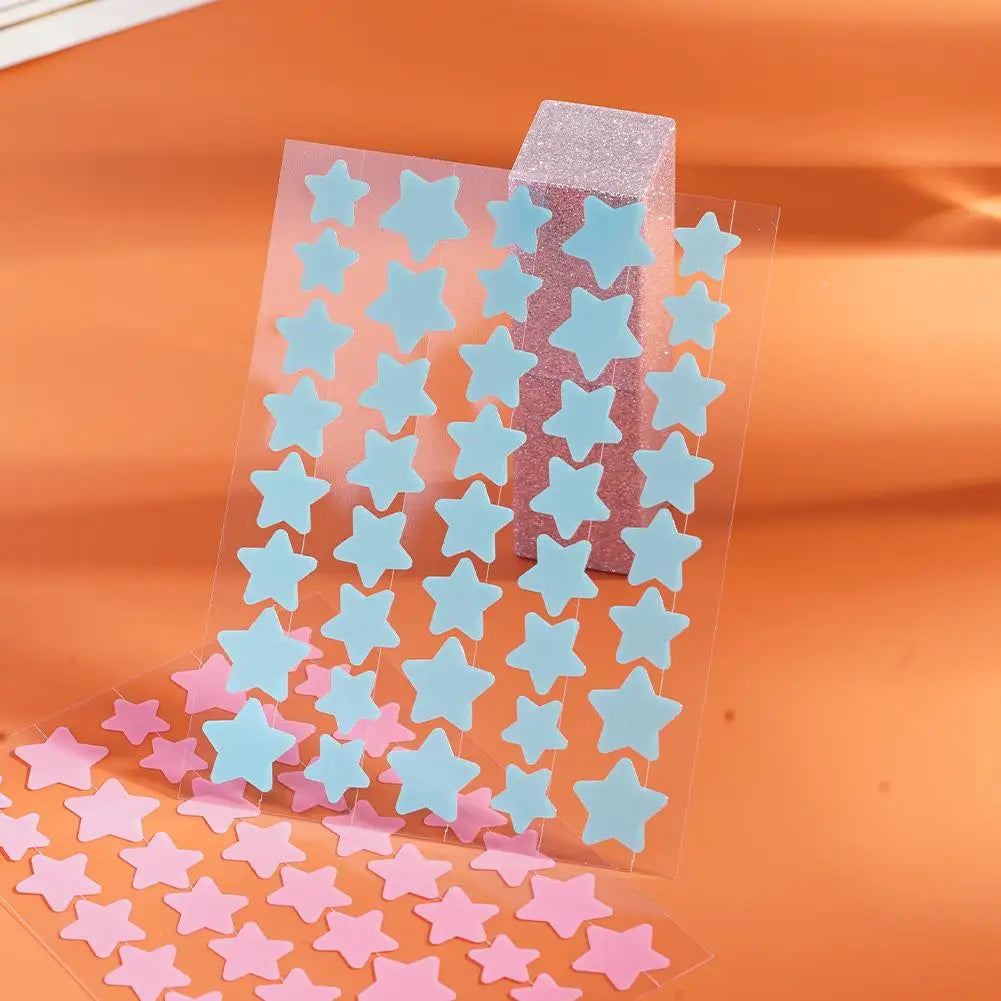 40pcs Colorful PE Pimple Patches Cute Star Shaped Pimple Cover Sticker
