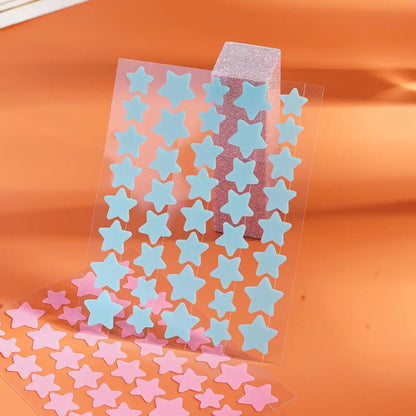 40pcs Colorful PE Pimple Patches Cute Star Shaped Pimple Cover Sticker