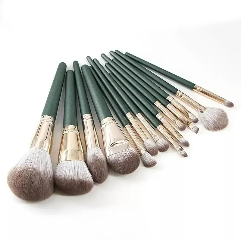 14Pcs Makeup Brushes Set Large Fluffy Soft Eye Shadow Foundation Brush