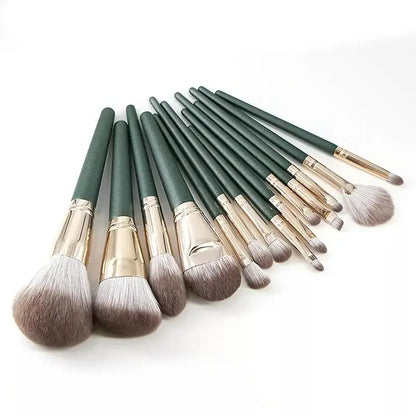 14Pcs Makeup Brushes Set Large Fluffy Soft Eye Shadow Foundation Brush
