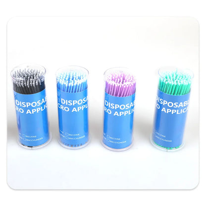 100Pcs/Bottle Dental Micro Brush Denspay Dental Disposable Micro