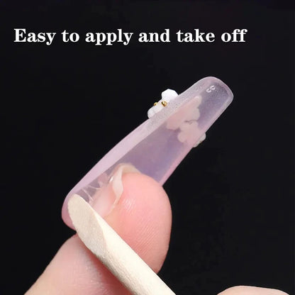 Double Side Nail Jelly Glue Transparent False Nail Art Adhesive Tape