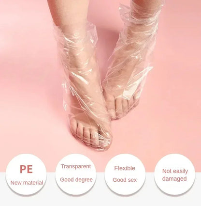 Transparent Disposable Foot Bags Detox SPA Covers Pedicure Prevent