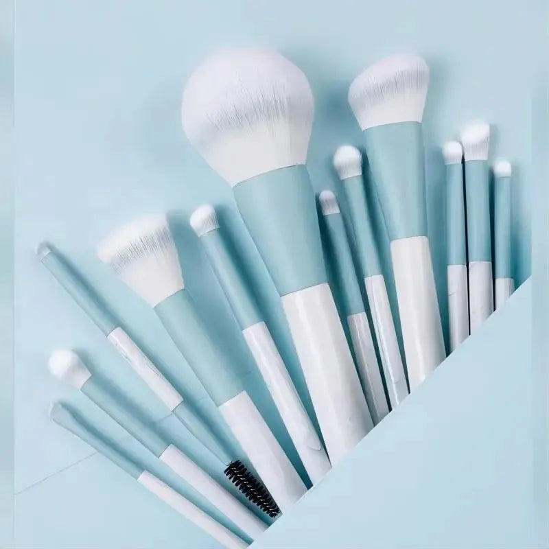 12PCS Makeup Brush Set Ultra Soft Powder Makeup Tools Beginner Point