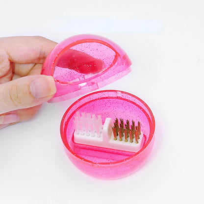 Clearance_Nail Drill Bit Cleaning Brush Copper Wire Remove Dust