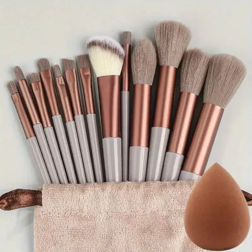 Professional Makeup Brush Set - Soft Fluffy Cosmetic Brushes for