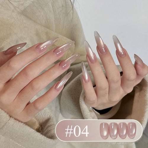 SHAKA 1-16pcs Flash Pure Lust Golden Light Heroine Cat Eye Gel Nail