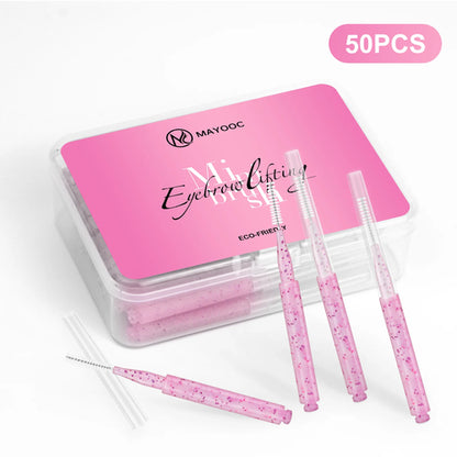 MAYOOC Mini Eyebrow Brush Brow Perm Brush Disposable Brow Lifting