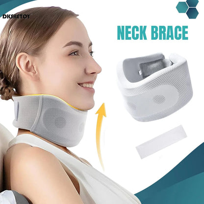 Soft Foam Neck Brace Support Adjustable Braces with Replacement Cover