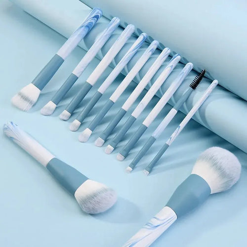 12PCS Makeup Brush Set Ultra Soft Powder Makeup Tools Beginner Point