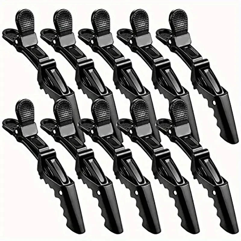 5-30pcs Alligator Hair Clip Plastic Nonslip Hairpin Black Pink Durable