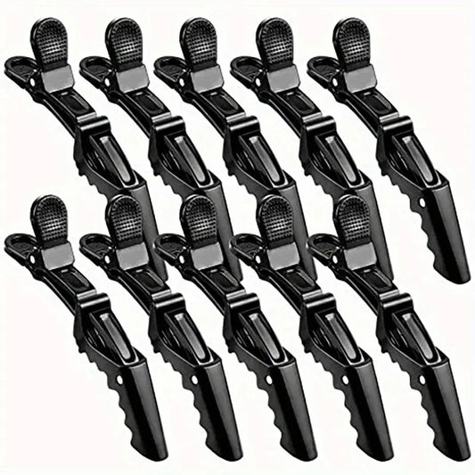 5-30pcs Alligator Hair Clip Plastic Nonslip Hairpin Black Pink Durable