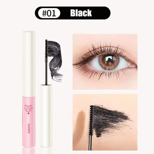 Silk Fiber Curling Mascara, Ultra-Fine Brush, Lengthening &
