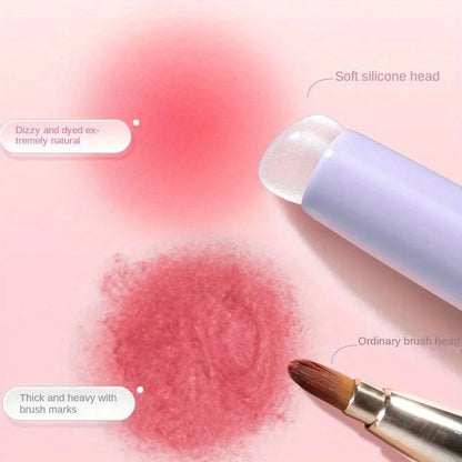 Silicone Lip Brushe with ABS Plastic Handle, Portable Lipstick & Lip