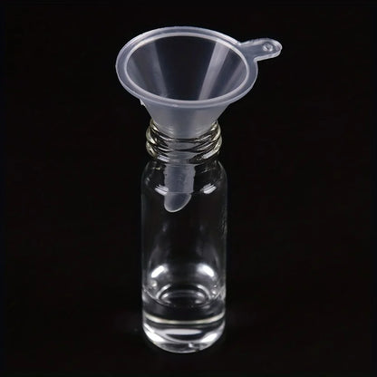 10 precision mini funnels for lab bottles, essential oils, perfumes,