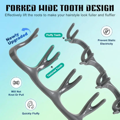 Volumizing Detangling Hair Comb for Men Wide Tooth Styling Tool for