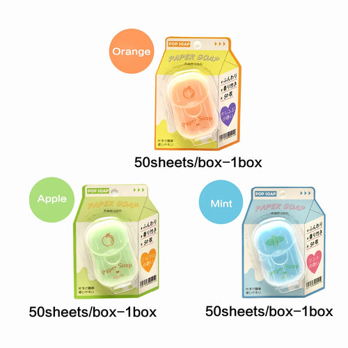 Portable Hand Soap Sheets for Travel | Dissolving Cleanser Wipes |