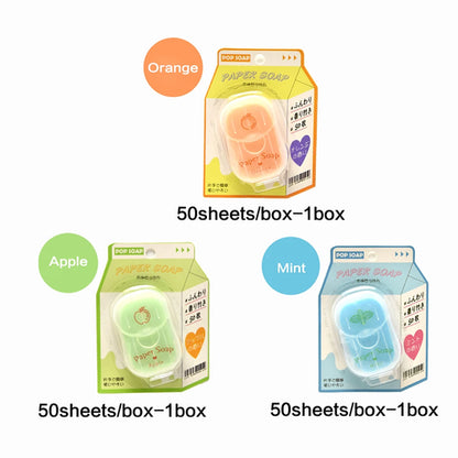 Portable Hand Soap Sheets for Travel | Dissolving Cleanser Wipes |