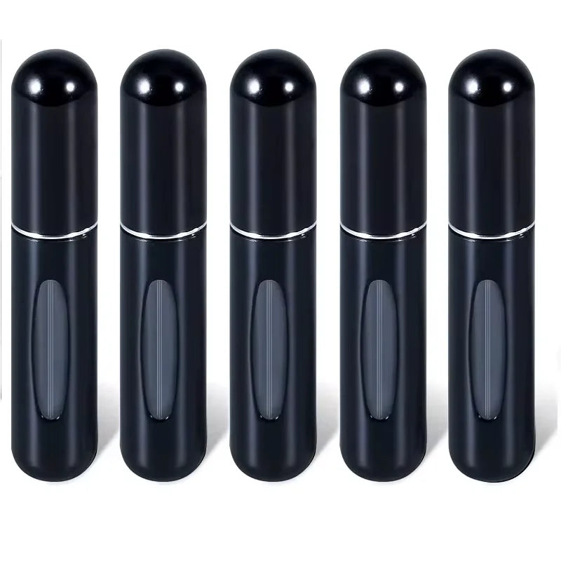 5PCS 5ml Portable Mini Refillable Perfume Bottle Spray Scent Pump