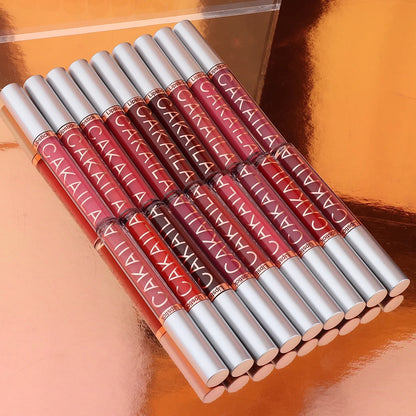 CAKAILA 6-Color Lip Gloss Lipstick Set Liquid Matte Velvet Matte