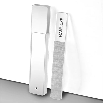 Nano Glass Nail File Transparent Crystal Nail Polish Rubbing Strip