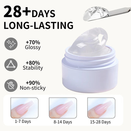 7pcs15ml Nail Extension Gel Set Solid Nail Extension Gel Non-Stick 3d