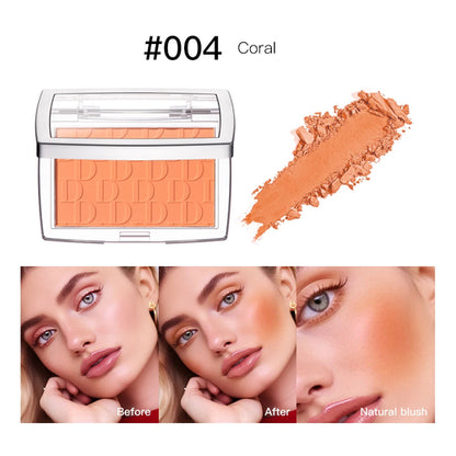 6 Colors Matte Embossed Blush Rosy Blusher Facial Blush Powder High