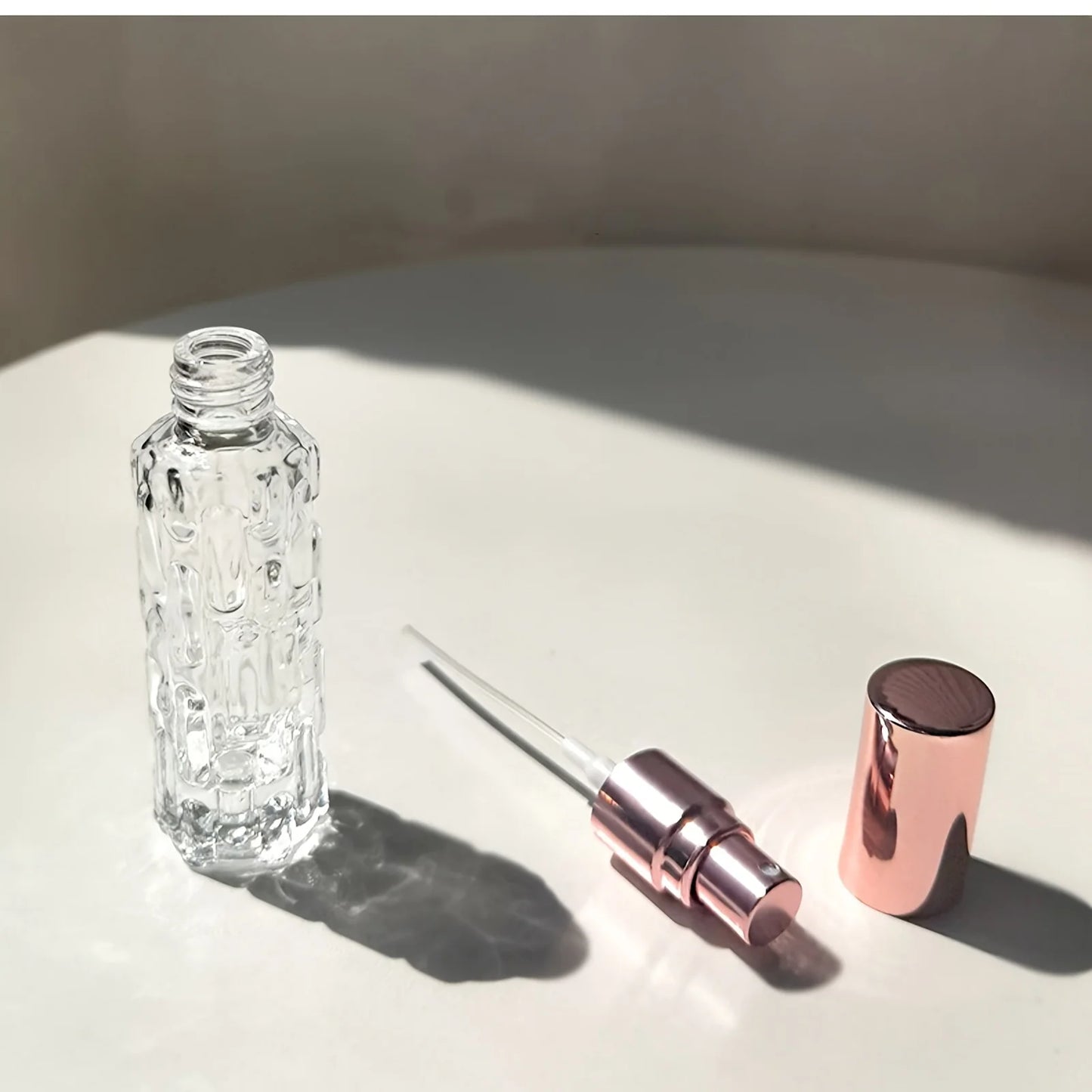 1pc 10ml Glass Portable Refillable Perfume Bottle Cosmetic Container