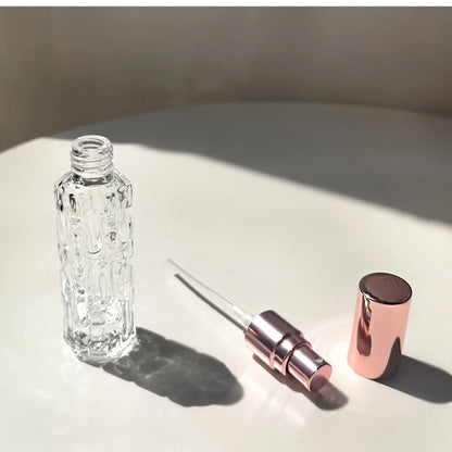 1pc 10ml Glass Portable Refillable Perfume Bottle Cosmetic Container