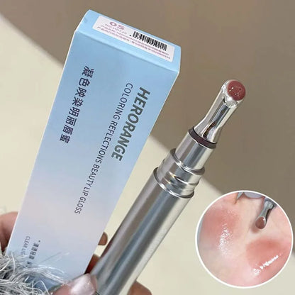 HERORANGE Mirror-like Lip Gloss, Long-Lasting Moisturizing Lip Gloss,