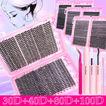 720/200pcs eyelash Extension Kit Fluffy Eyelash Extension kit with