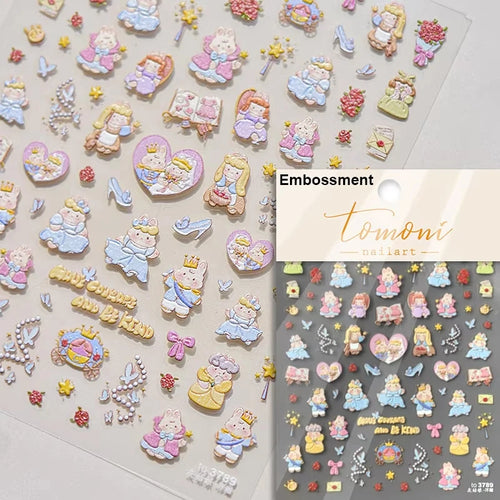 Pink Translucent Peach Jelly Texture 5D Soft Embossed Reliefs Self