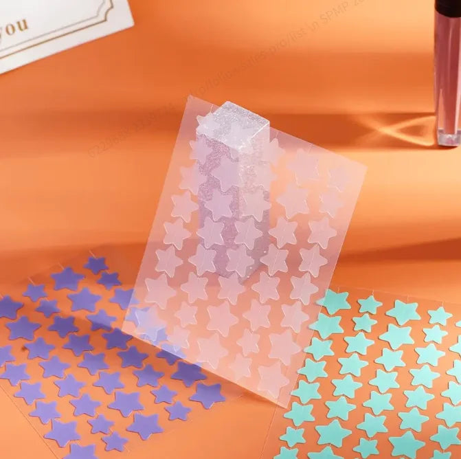 40pcs pieces of multi-color star acne patches, facial acne patches,