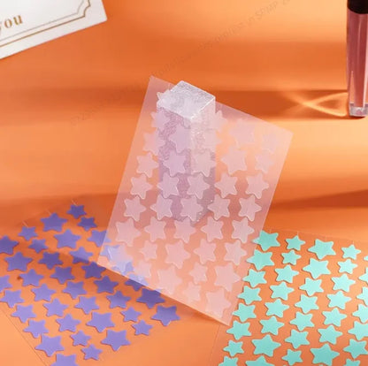 40pcs pieces of multi-color star acne patches, facial acne patches,