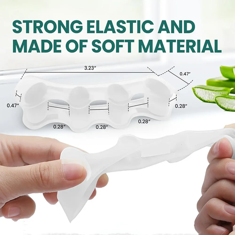 1 Pair Silicone Toe Separator, Bunion Corrector,Hammer Toe Corrector,
