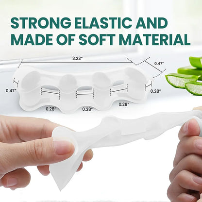 1 Pair Silicone Toe Separator, Bunion Corrector,Hammer Toe Corrector,