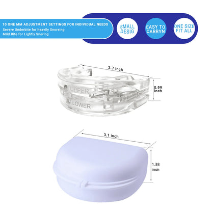 Anti Snoring Mouth Guard Adjustable Anti-Snoring Mouthpiece Sleeping