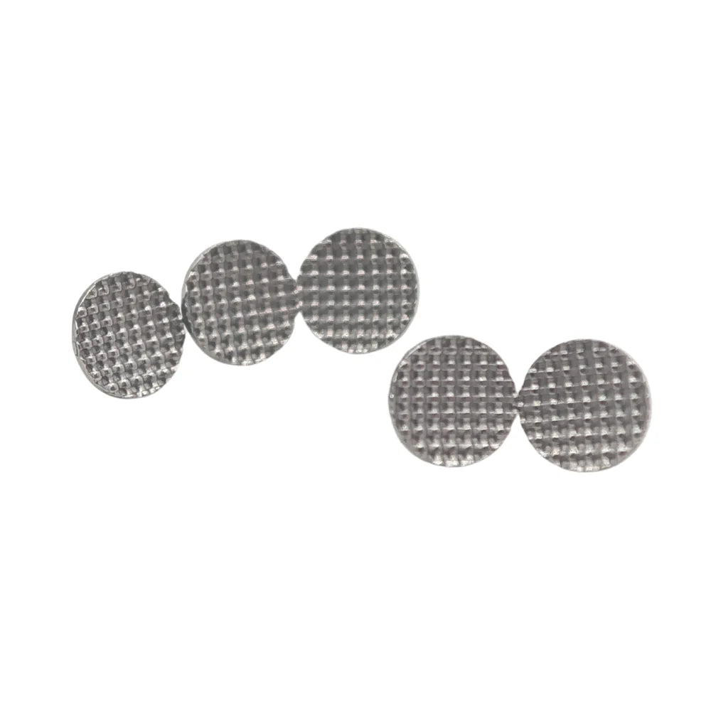 10pcs/Pack Dental Orthodontic Lingual Button Bottom Bondable Metal