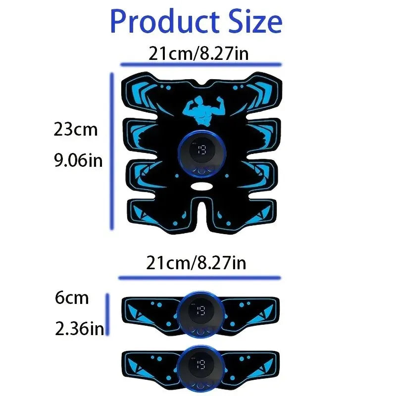New USB Rechargeable EMS Muscle Stimulator ABS Arm 3 IN 1 Trainer