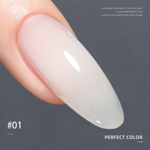 PERFECT COLOR  4-in-1 Builder Nail Gel,20g 12 Colors Rubber Base Gel