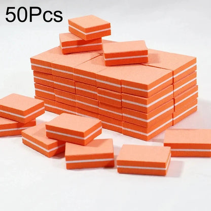 Nail Art Buffer Polish 50-10Pcs Mini Buffing Sanding Files Block