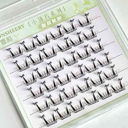 Natural Cosplay False Eyelashes No Glue Need Eyelash Clusters False